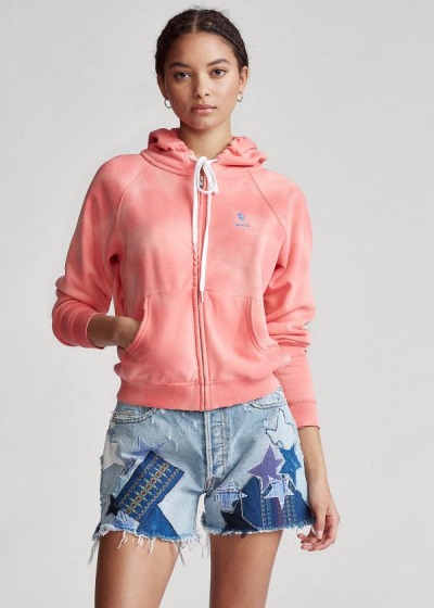 Dámské Mikiny Polo Ralph Lauren Tie-Dye Fleece Full-Zip - 76419-WIJY